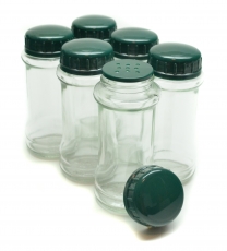 Gewrzstreuer aus Glas (6 Stck)